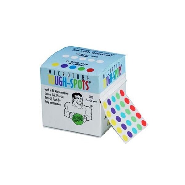 Tough-Spots, Multi, 1/2", Assorted, 5000/pk, 5000PK